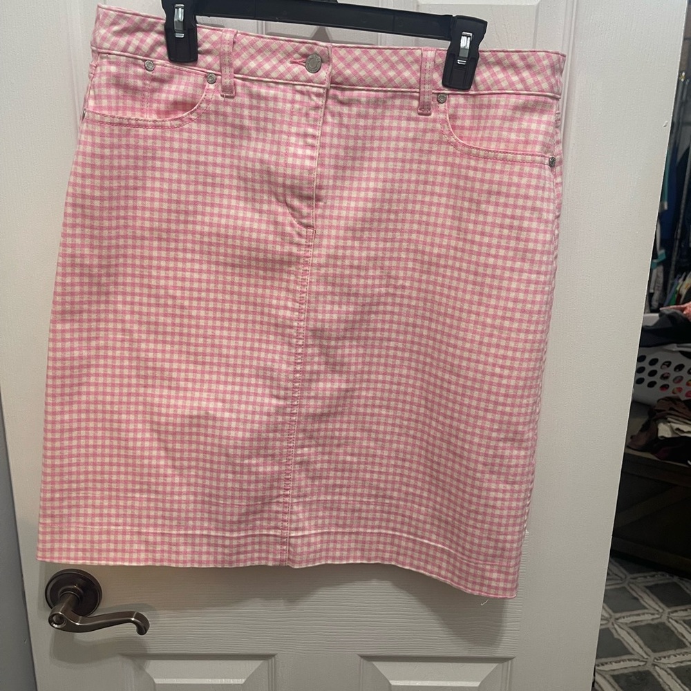 Talbots Pink Knee-Length Pencil Skirt for Casual Wear